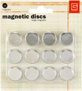 Magnetic Discs | 5/8"X1/32" | 12Pk