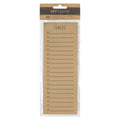 PAPER KRAFT LIST NOTEPAD