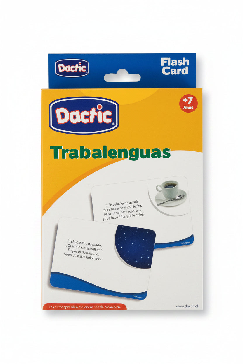Flash Card Trabalenguas