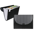 EXPANDING FILE LETTER 13-POCKETS BLACK