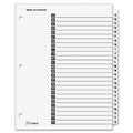 PRINTABLE DIVIDERS A-Z WHITE LETTER