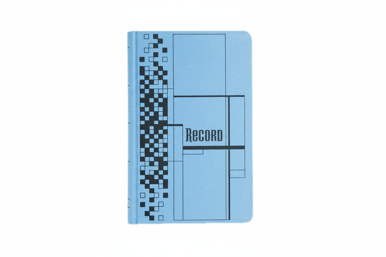 Record Book | 500 pg. | Lt. Blue | 12 x7 |  #A-66-500-R