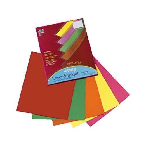 BRIGHTS 8.5" X 11" ASST PAPER PQT.100