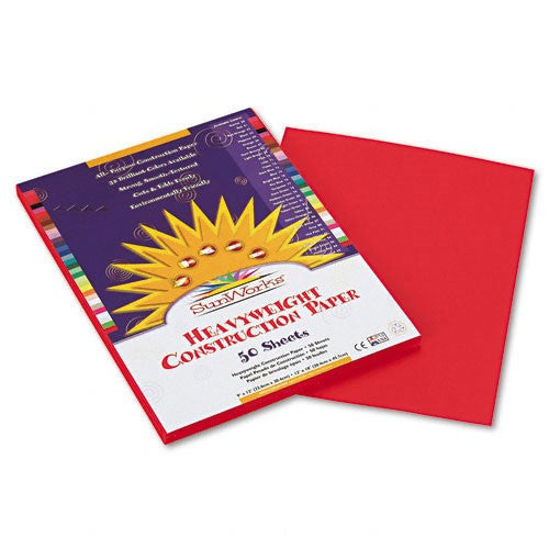 PAPEL CONSTRUCCION HOLIDAY RED PQT.50