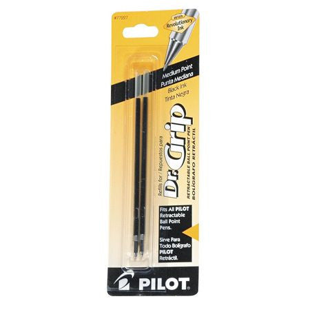 Dr. Grip Refills for Ballpoint Medium Point Black Ink PQ. 2