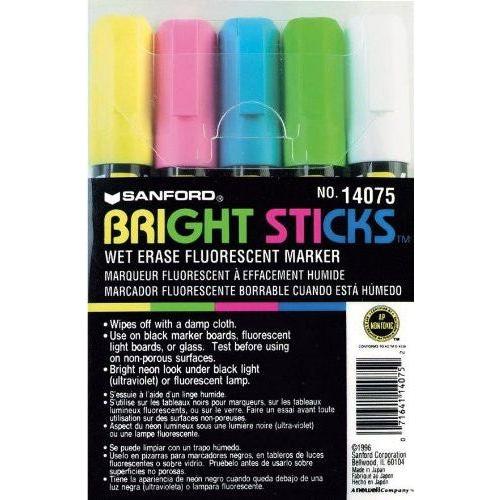 EXPO Bright Sticks Markers Pkg. 5