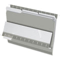 FOLDER INTERIOR LETTER GREY BOX/100