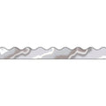 BORDER METALLIC SILVER