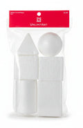 Polyfoam Assorted Shapes | 6 pcs