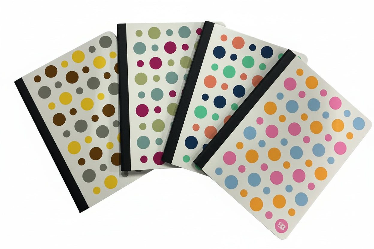 Composition Book C|R Polka Dot | 100 Hojas
