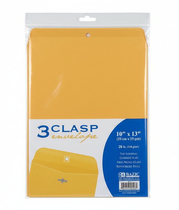 CLASP ENVELOPE  |10" X 13" | PQT.3