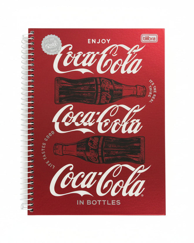 Libreta Universitaria CocaCola | 10 Matérias | 160 Hojas