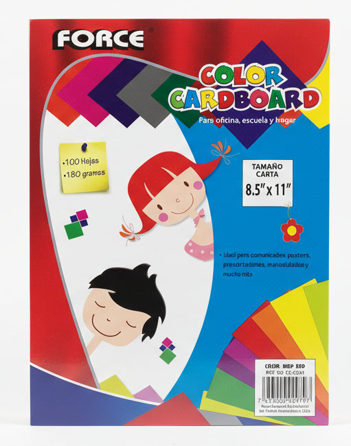 Color Cardboard | Deep Red | 100 pk