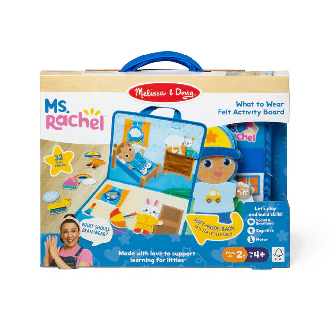 Ms. Rachel What to Wear Felt Activity Board