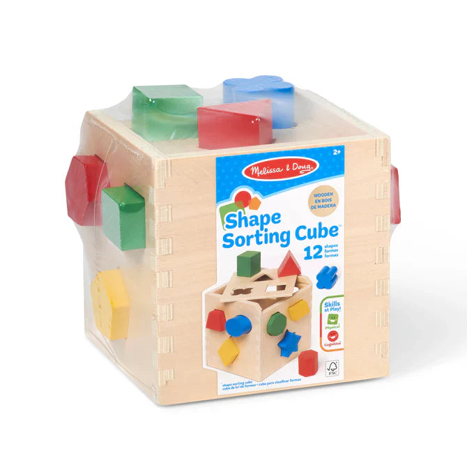 SHAPE SORTING CUBE CLASSIC TOY
