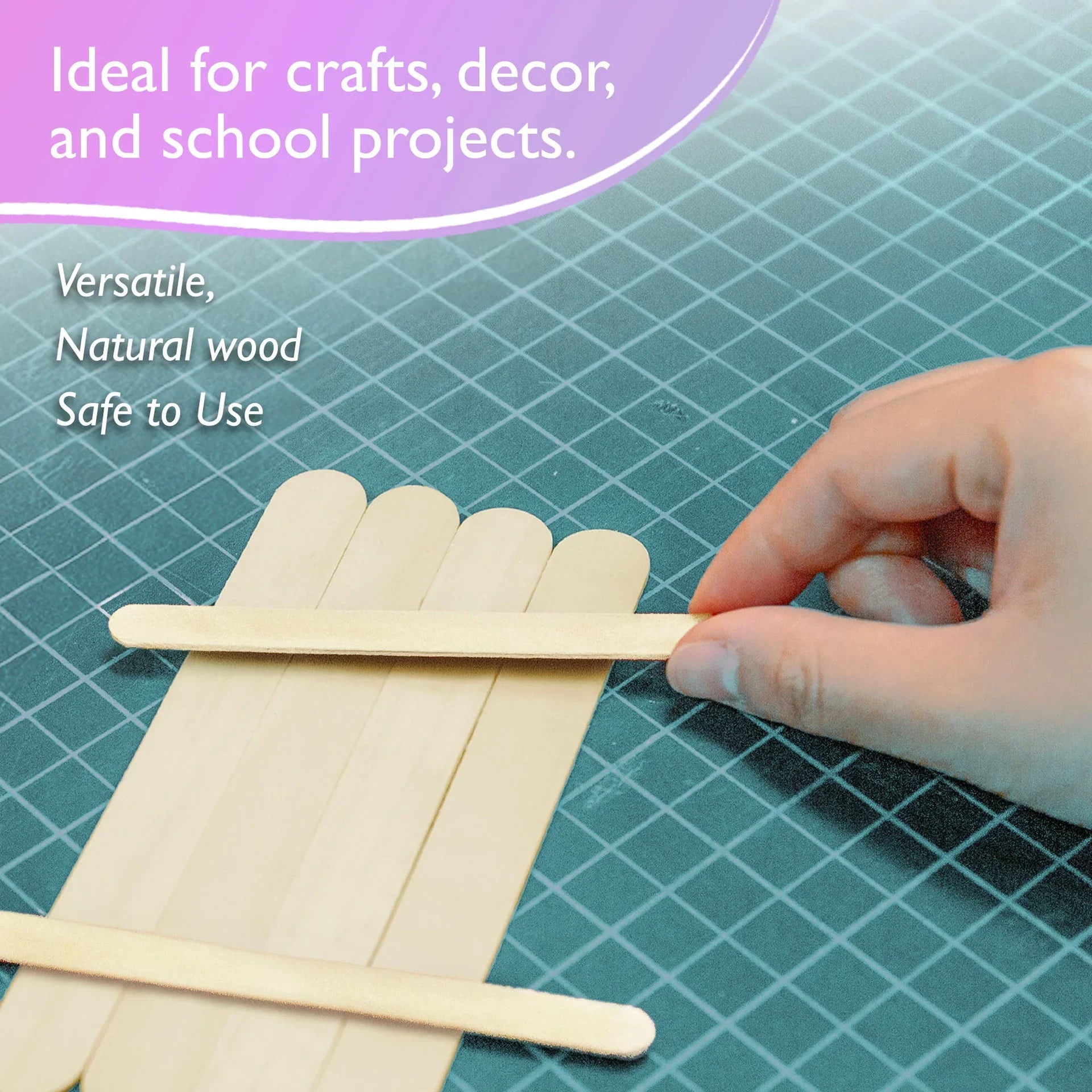 Natural Craft Stick (1000/Box)