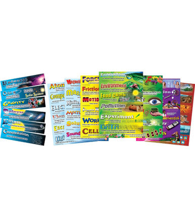Science Vocabulary Bulletin Board Set