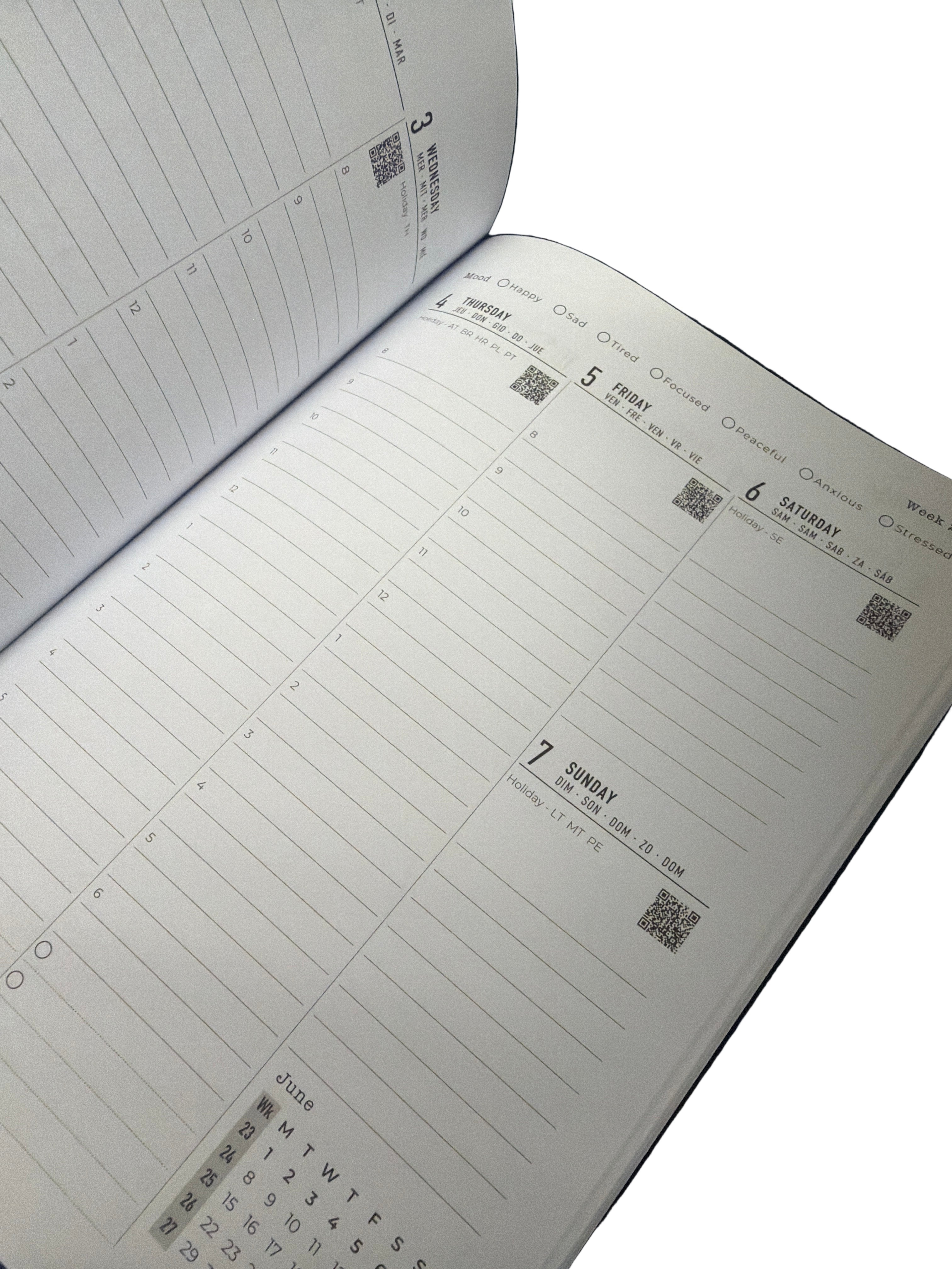 Weekly Planner Black