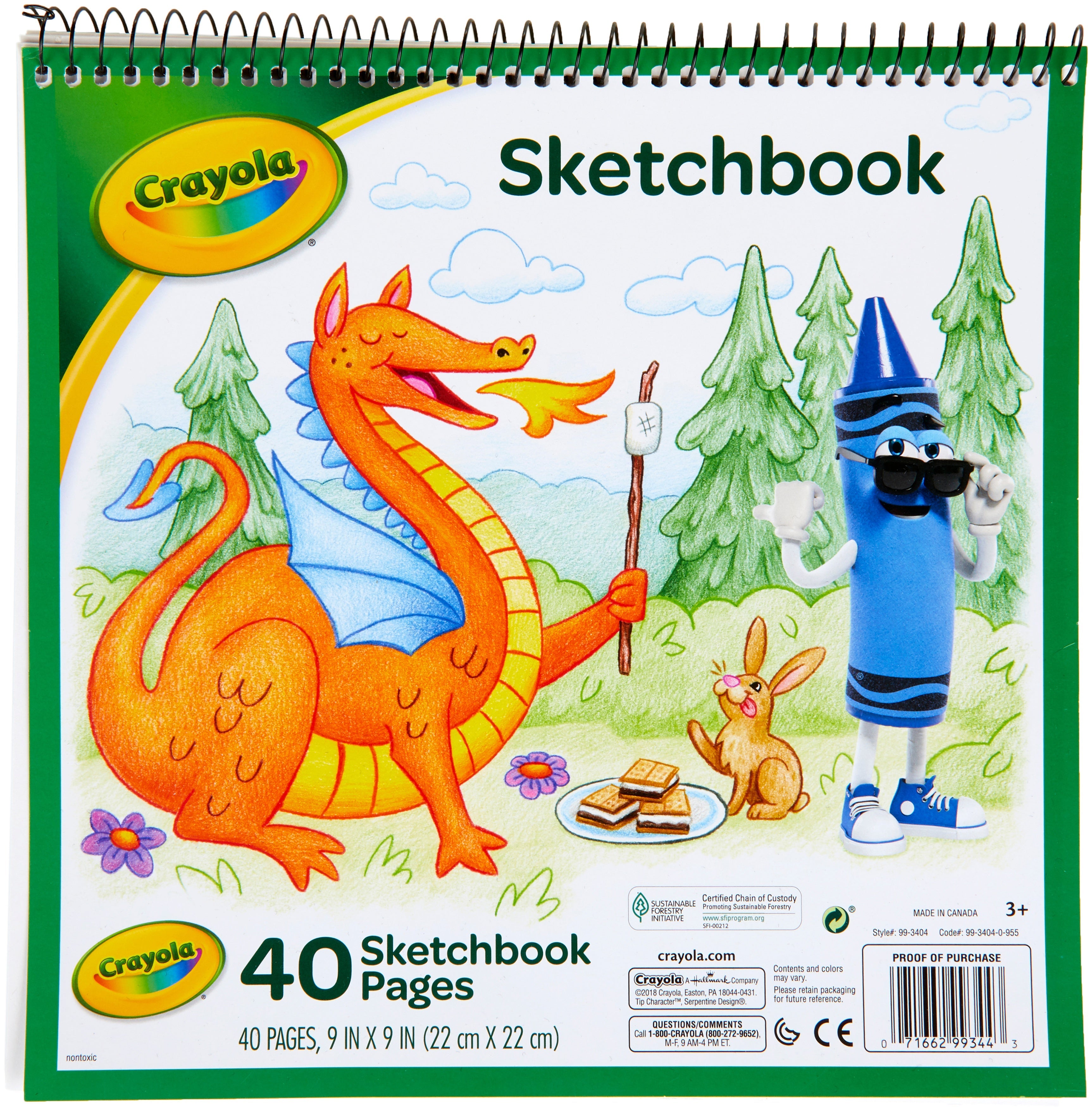Crayola Sketchbook | 9"X9"