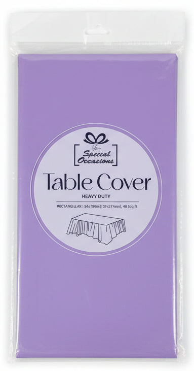 Table Cover | Heavy Duty | Rectangular | Lavander