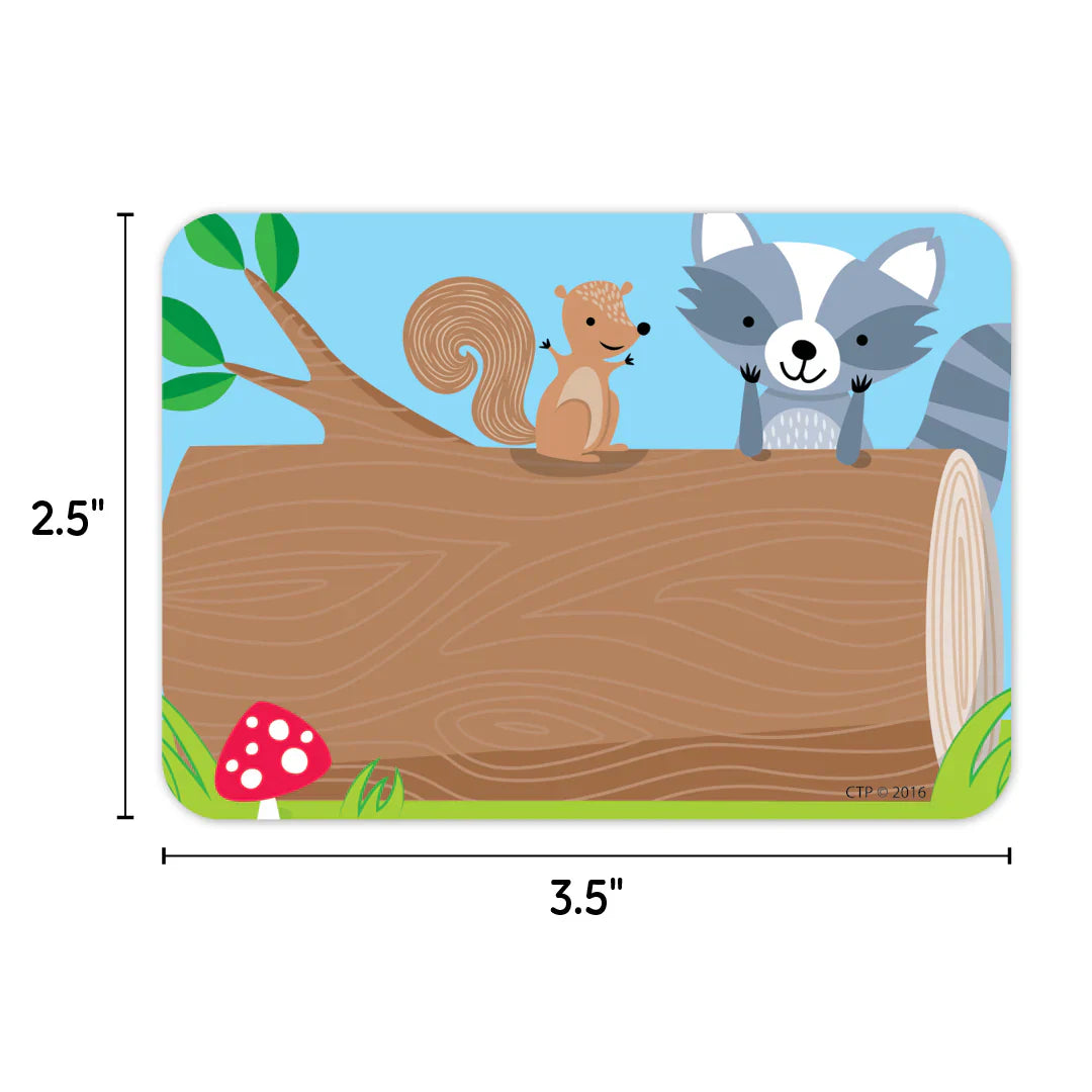 Woodland Friends Labels | 36 pieces