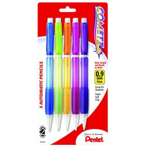 Cometz Mechanical Pencil HB #2 0.9 mm Pkg. 5