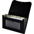 Small Expanding File 13 Pocket 5-3/4" x 8-1/2" Black