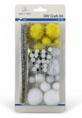 DIY CRAFT KIT-| GOLD| SILVER & WHITE