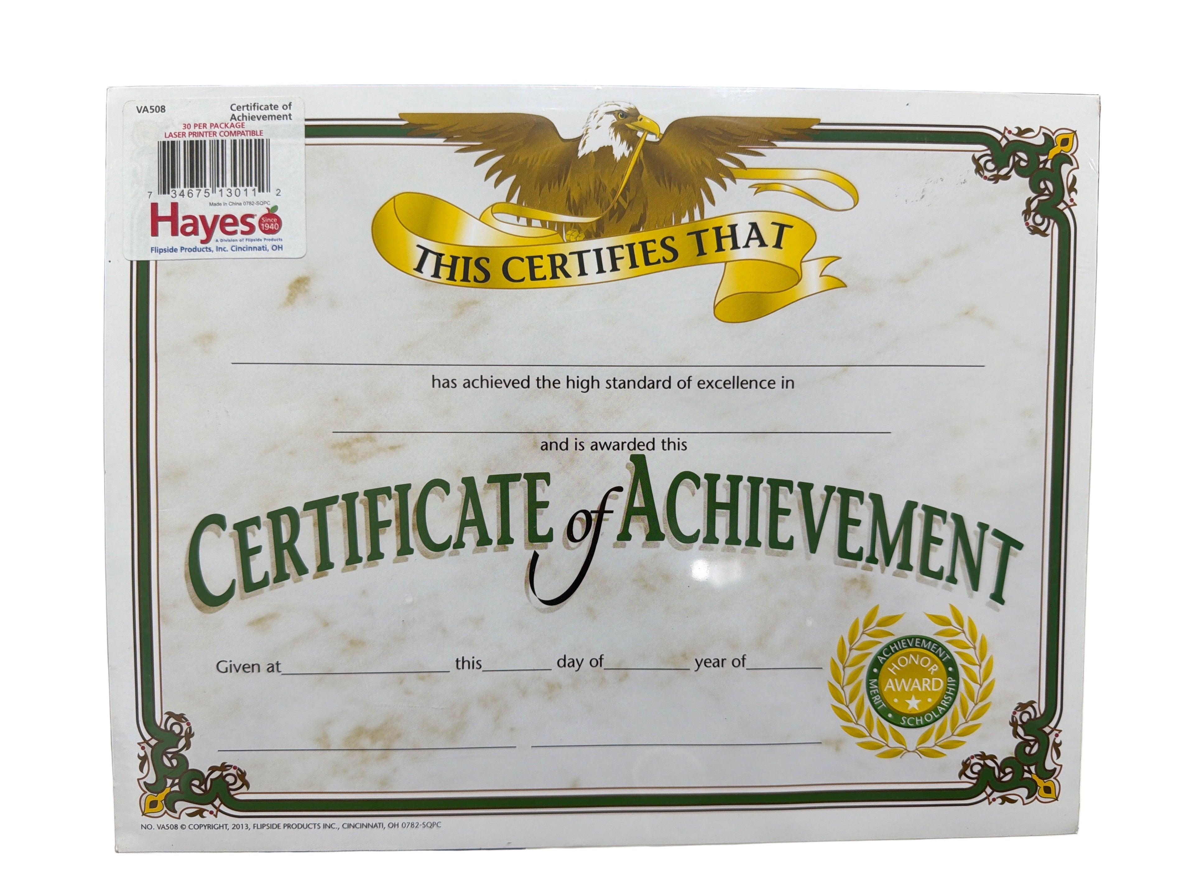 CERTIFICADO LOGRO ACADEMICO Inglés