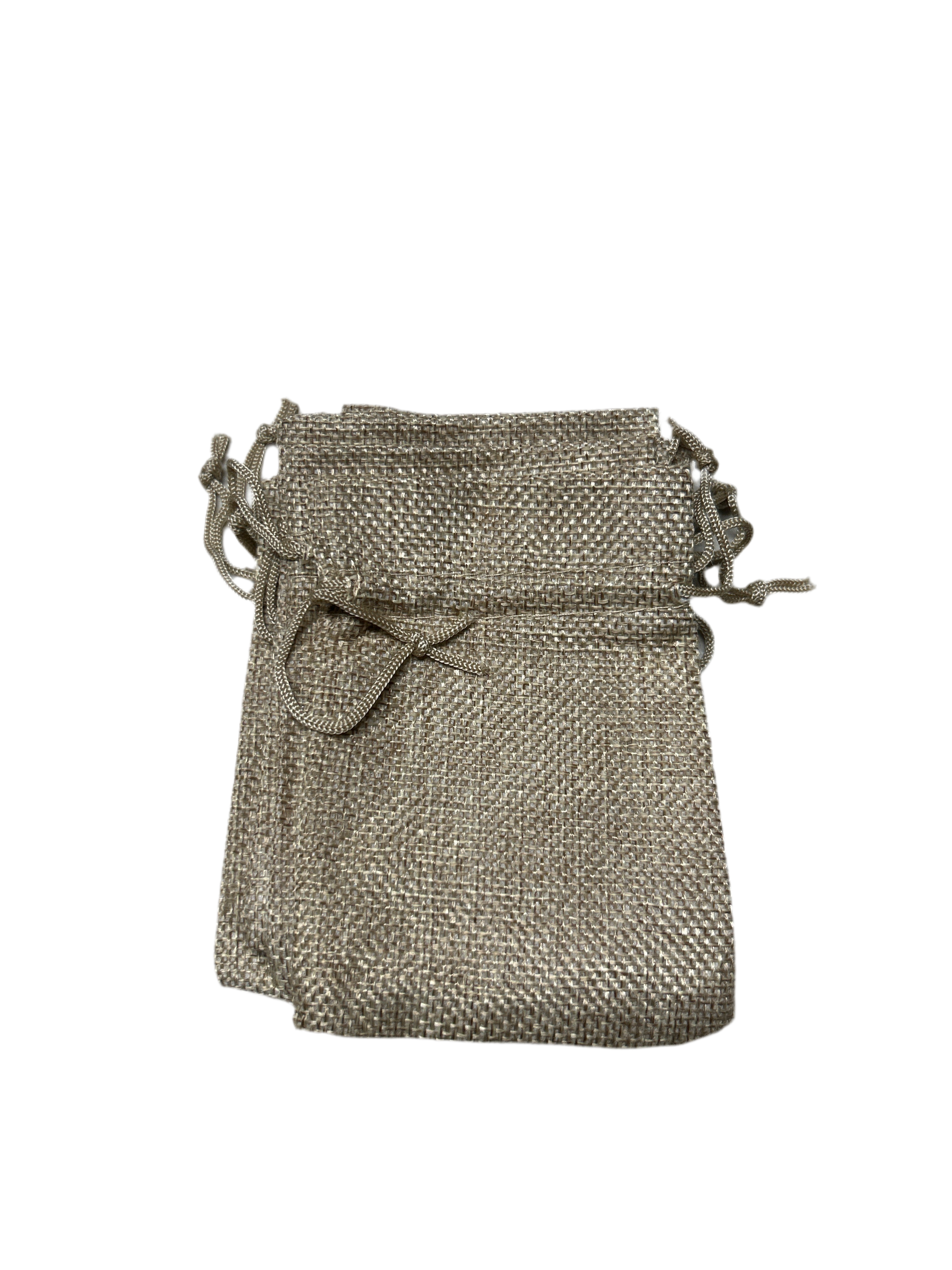 GIFT BAGS NATURAL WITH STRING 3.5" X 4.75"