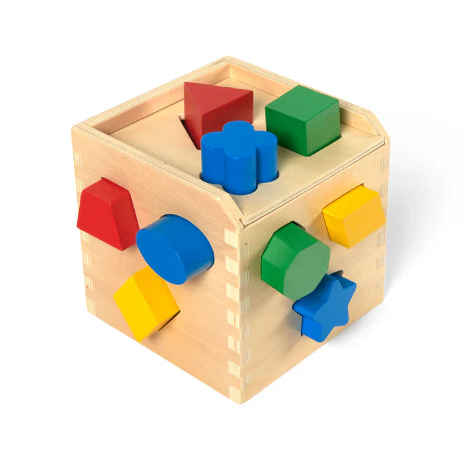 SHAPE SORTING CUBE CLASSIC TOY