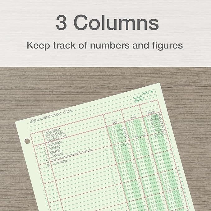 Columnar Analysis Pad | 3 Column | 8 1/2 X 11