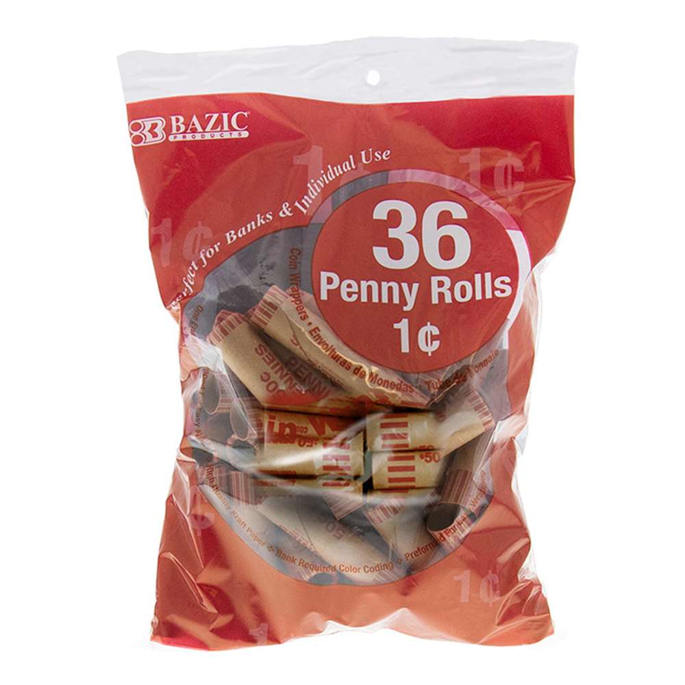 BN COIN WRAPPERS TUBULAR .01 (PQ.36)