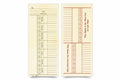 Time Card | 2 Side | Number Day