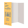 TRI-FOLD CORRUGATED PRESENTATION BOARD White 28"X 40"