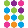 BRIGHT COLORS CIRCLES MINI ACCENTS 36PK
