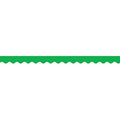 GREEN SCALLOPED BORDER