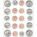 MONEY US COINS STICKER 120 STICKERS