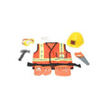 CONTRUCTION WORKER ROLE PLAY COSTUME SET