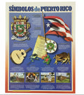 Cartel Simbolos de Puerto Rico