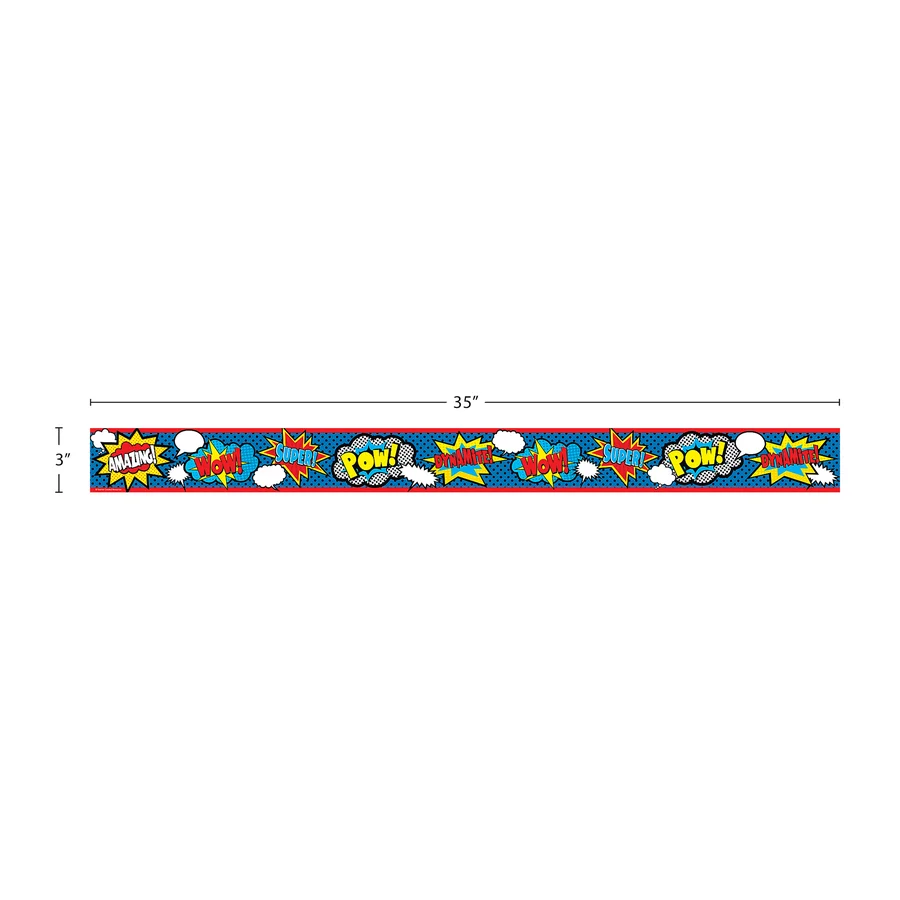 Superhero Straight Border Trim