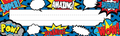 Superhero Flat Name Plates