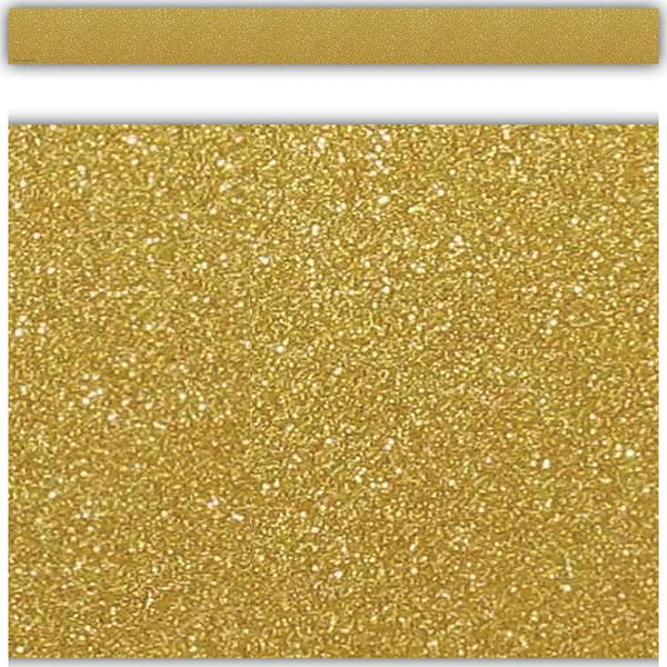 Gold Shimmer Straight Border Trim