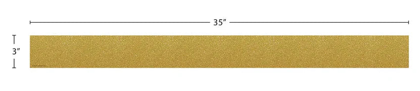 Gold Shimmer Straight Border Trim