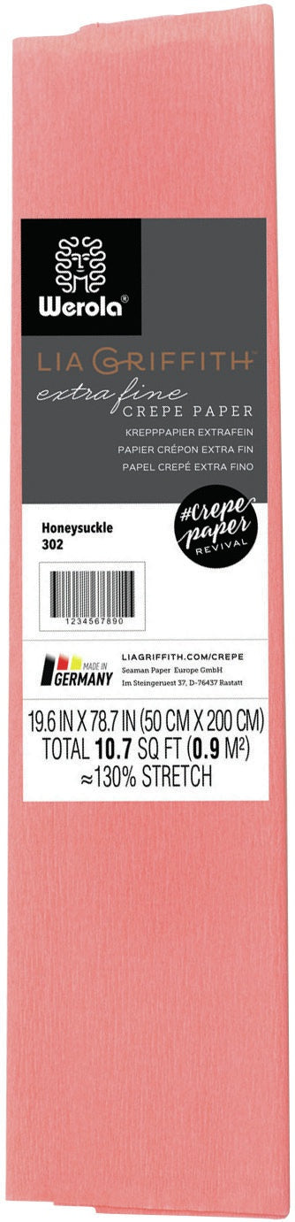 Lia Griffith Extra Fine Crepe Paper | Honeysuckl | 19.6"X78.7"