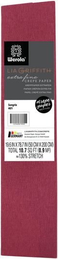 LLia Griffith Extra Fine Crepe Paper | Aubergne |  19.6"X78.7"