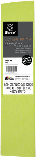 Lia Griffith Extra Fine Crepe Paper | Green Tea | 19.6"X78.7"