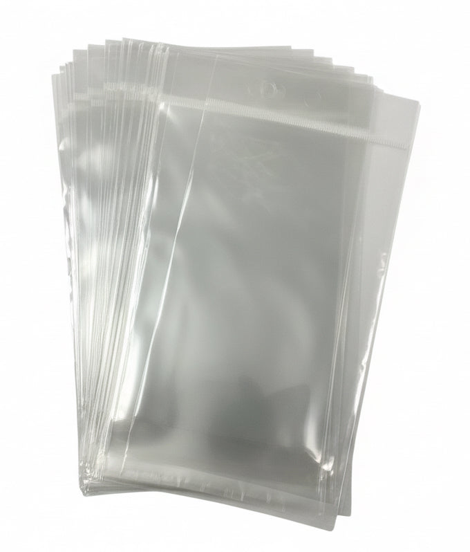 OPP Bag  W/ROUND Transparent Header 4X6IN 50PCS