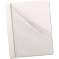 CLEAR WINDOW REPORT COVER WHITE BOX/25