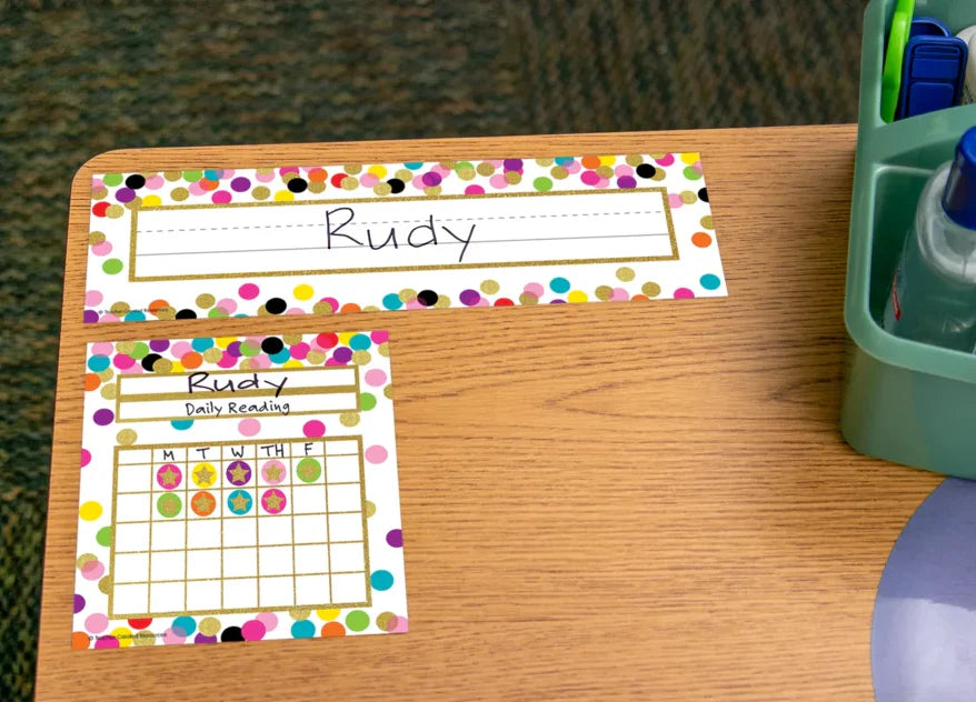 Confetti Incentive Charts | 36 sheets